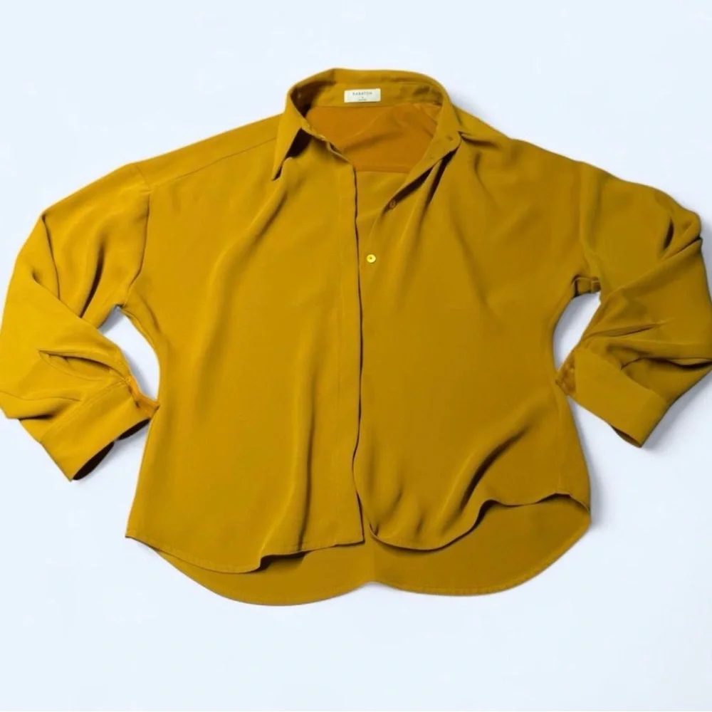 Babaton Golden Mustard Blouse - Picture 1 of 4
